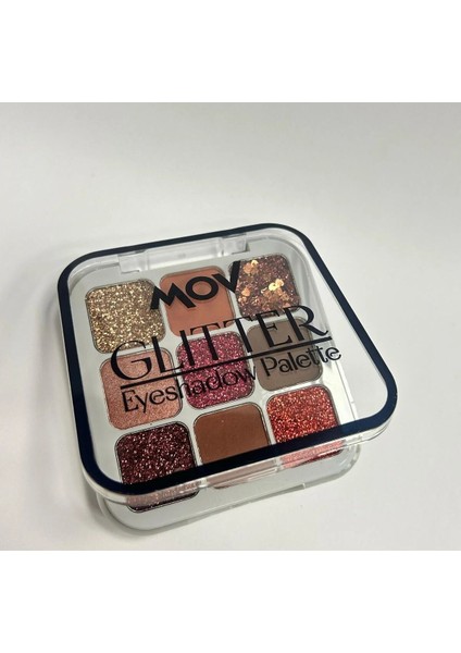 9’lu Glitter Far Paleti No:04 – Yüksek Pigmentli ve Kompakt Göz Farı Paleti modelleri