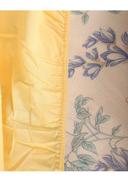 Çiçek Tek Kişilik Lastikli Çarşaf Nevresim Takım fırsatları