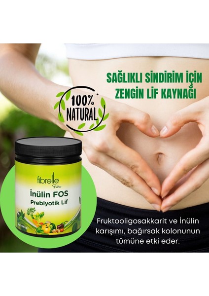 Inülin Fos Prebiyotik Lif 500 Gr