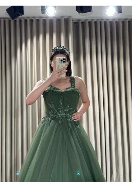 Haki Çift Yaka Işlemeli Nişanlık 762 fırsatları