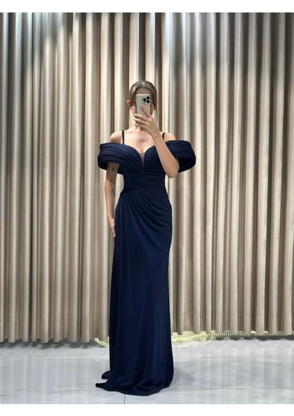 Lacivert Yaka Detay Yeni Sezon Abiye 5474 fırsatları