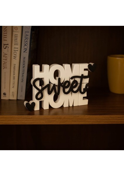 Home Sweet Home Dekoratif Yazı / Ev Dekorasyon / Obje / Lunar Design modelleri