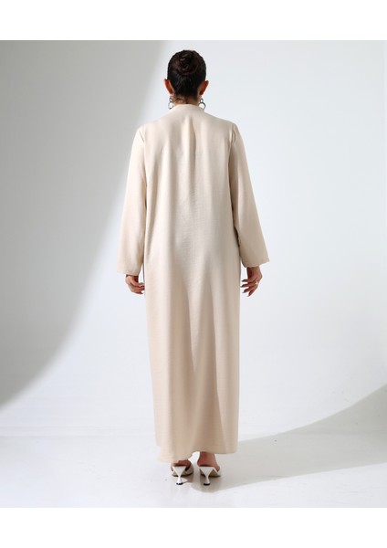 Uzun Rahat Kalıp Tesettür Büyük Beden Elbise