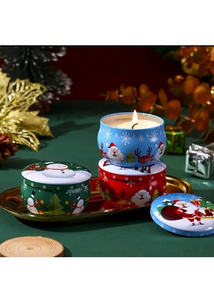 Yılbaşı Temalı Kokulu Mum modelleri