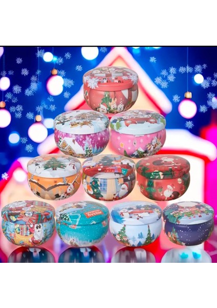 Yılbaşı Temalı Kokulu Mum