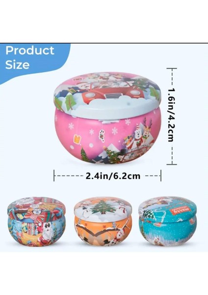 Yılbaşı Temalı Kokulu Mum