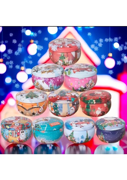 Yılbaşı Temalı Kokulu Mum