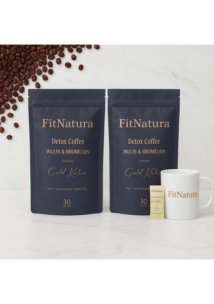 Inülin & Bromelain Gold Coffee 480 gr fiyatları