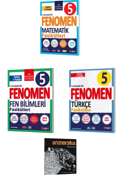 2026 Fenomen Okul 5. Sınıf Fasikül Seti (4 Kitap)