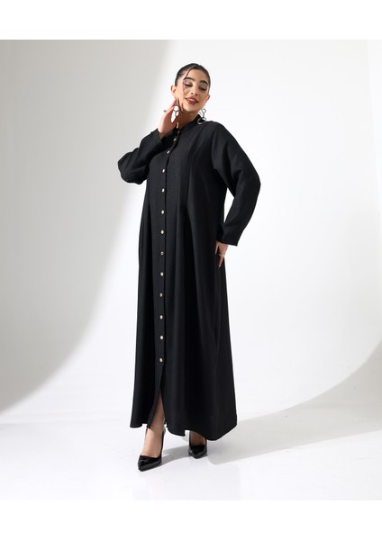 Uzun Rahat Kalıp Tesettür Büyük Beden Elbise modelleri