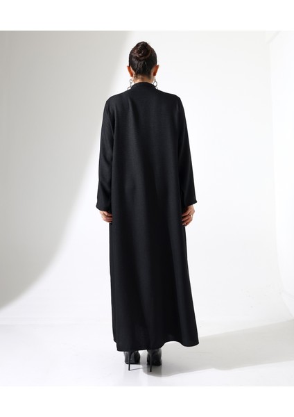 Uzun Rahat Kalıp Tesettür Büyük Beden Elbise