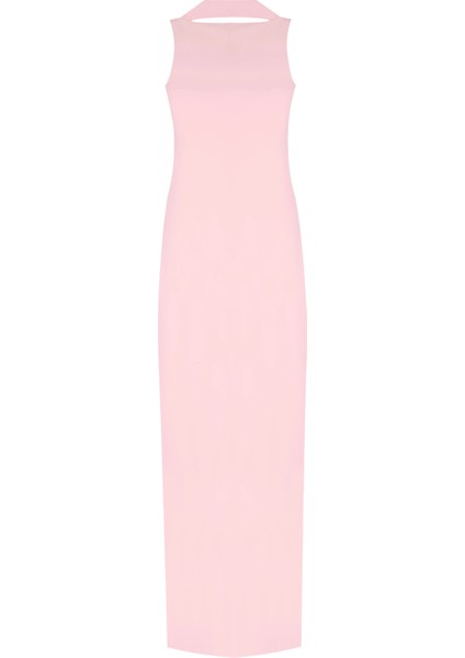 Blush By Jerrushkâ – Pembe Krep Elbise modelleri