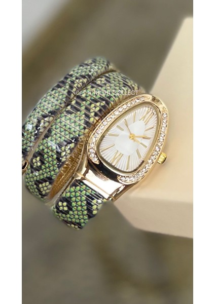 Yeni Sezon Deri Kordonlu Marka Sarmal Saat modelleri