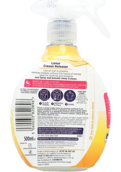 Yaz Esintisi & Ütü Kolaylaştırıcı Sprey Çamaşır Parfümü 500ML fiyatları