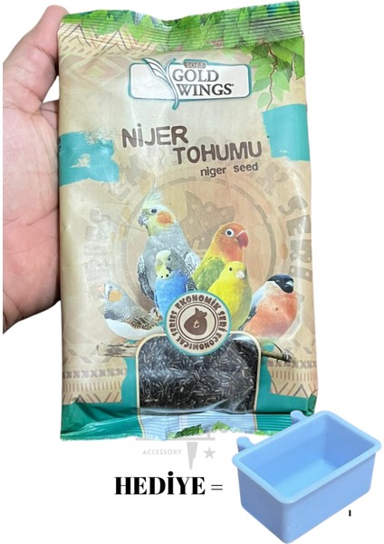 Gold Wings Kuşlar Için Nijer Tohumu 250 gr - Kanarya,ispinoz ve Ötücü Kuş Yemi +Mamalık Hediye fiyatları