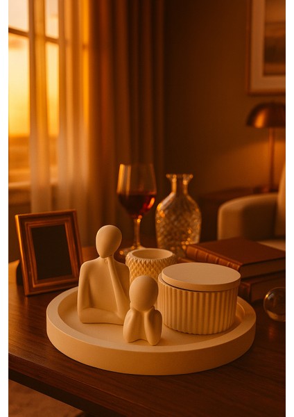 Modern Beyaz Dekoratif Set – 6 Parçalı Şık Tasarım indirimleri