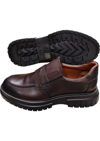 5312 Kahverengi Kalın Taban Erkek Ayakkabı