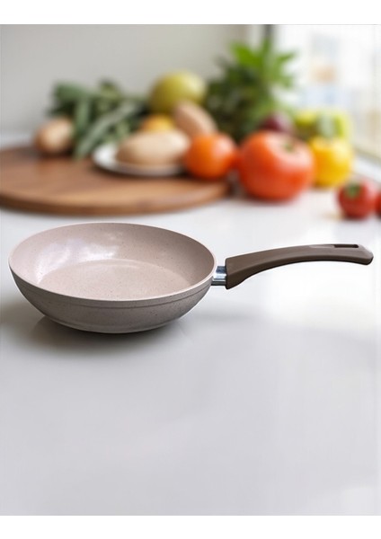 Granit Sahan Kızartma Tavası Yapışmaz Granit Tava 24CM indirimleri