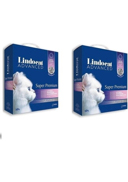 Advanced Süper Premium Extra Strong Bebek Pudralı Topaklaşan Kedi Kumu 10 Lt. x 2 Adet