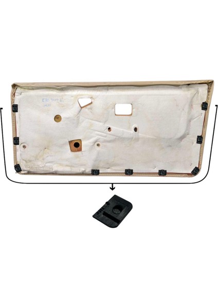 Bmw E30 Uyumlu Kapı Tamir Kiti