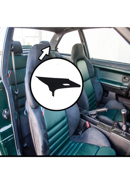 Bmw E36 Sedan Uyumlu Arka Direk Kaplaması (Sağ-Gri)