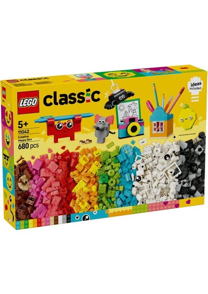11042 LEGO Classic Yaratıcı Mutlu Kutu 680 Parça +5 Yaş