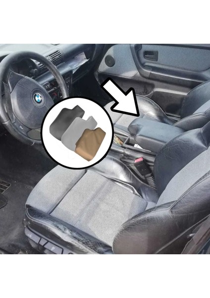 Bmw E36 Uyumlu Kolçak Derisi (Gri)