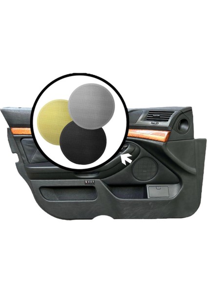 Bmw E39 Uyumlu Hoparlör Kapağı (Bej)