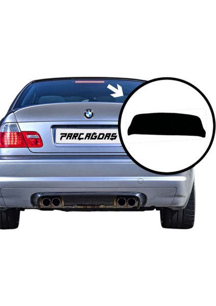 Bmw E46 Uyumlu 3.stop Kapağı (Siyah)