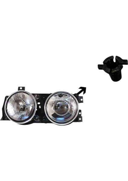 Bmw E30/34 Uyumlu Far Klipsi