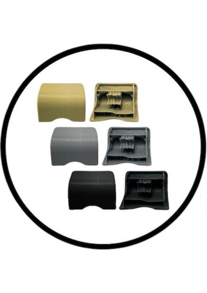 Bmw E46 Uyumlu Isofix Kapağı (Gri)