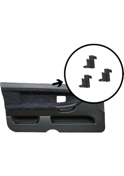 Bmw E36 Uyumlu Üst Kapı Çıta Klipsi 2ADET