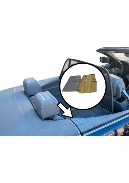 Bmw E46 Uyumlu Komple Tente Kapağı (Sağ-Bej)