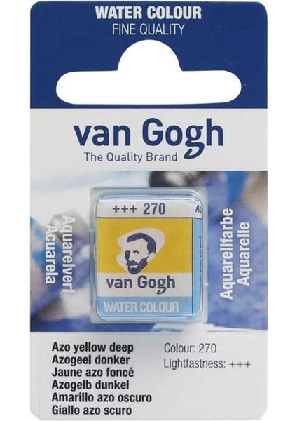 Van Gogh 1/2 Tablet Sulu Boya 270 Azo Yellow Deep