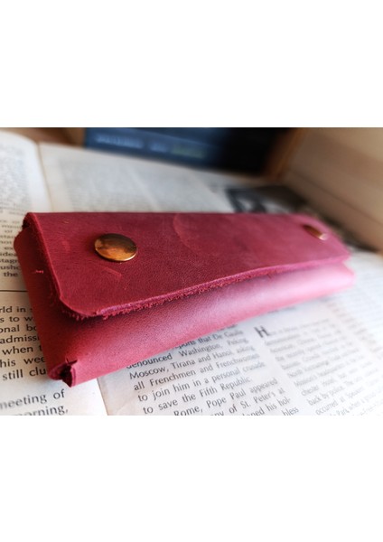 Crazy Gerçek Deri Tamamen El Emeği Özel Kalemleriniz Için Kalemlik Kalemkutu (15.5x6.5 ) A805 indirimleri