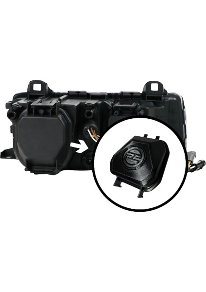 Bmw E36 Uyumu Far Kapağı (Kısa-Lede Özel)