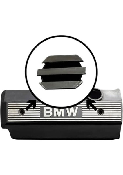 Bmw M50/52/54 Uyumlu Motor Zebra Kapağı 2ADET