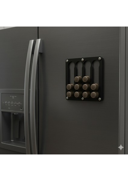 Tchibo Uyumlu Kapsül Kahve Standı (Mıknatıslı Siyah)