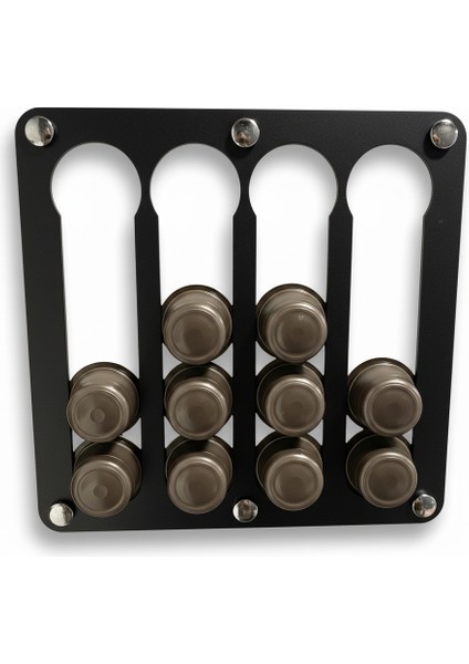 Tchibo Uyumlu Kapsül Kahve Standı (Mıknatıslı Siyah) fiyatları