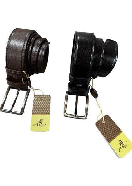 %100 Hakiki Deri Kemer Kumaş Dikiş Desenli ( 2 Adet ) fiyatları
