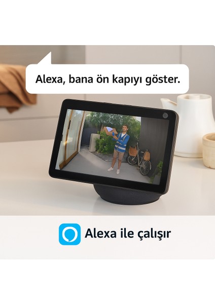 Akülü Video Kapı Zili + Echo Show 5 (5. Nesil) - Alexa Uyumlu Akıllı Ev Başlangıç Seti - Hd Görüntü, Gece Görüşü, Hareket Algılama fırsatları