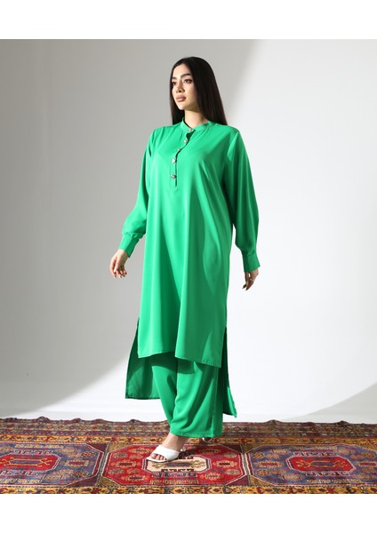 Uzun Tesettür Büyük Beden Takım modelleri