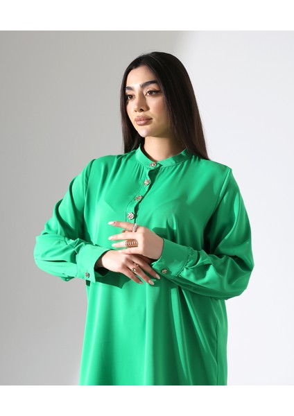 Uzun Tesettür Büyük Beden Takım