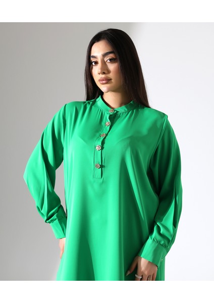 Uzun Tesettür Büyük Beden Takım