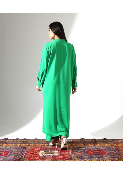 Uzun Tesettür Büyük Beden Takım