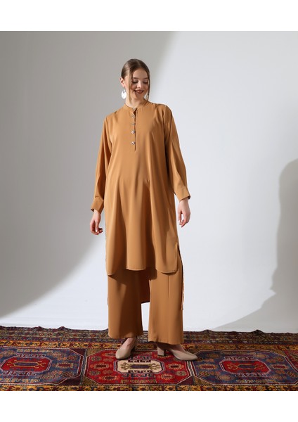 Uzun Tesettür Büyük Beden Takım