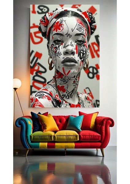 Modern Sanat Model V11 Ev Duvar Salon Güzellik Salonu Ofis Dükkan Dekarasyon Kanvas Tablo