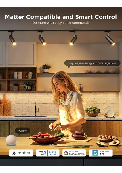 GU10 Akıllı LED Ampul – 4’lü Paket -Rgbww Renk Değişimi, 400 Lumen, Matter & Alexa Uyumlu, Müzik Senkronizasyonu, Zamanlayıcı & Uygulama Kontrolü fırsatları
