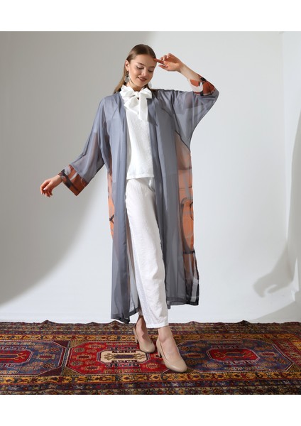 Uzun Şifon Hırka modelleri