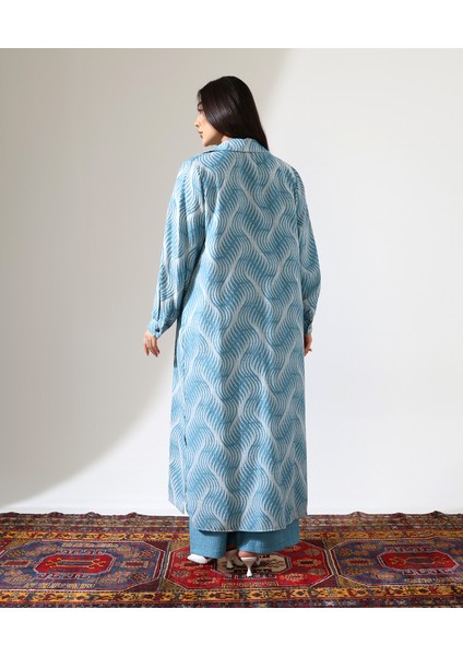 Rahat Kalıp Uzun Viskon Keten Takım